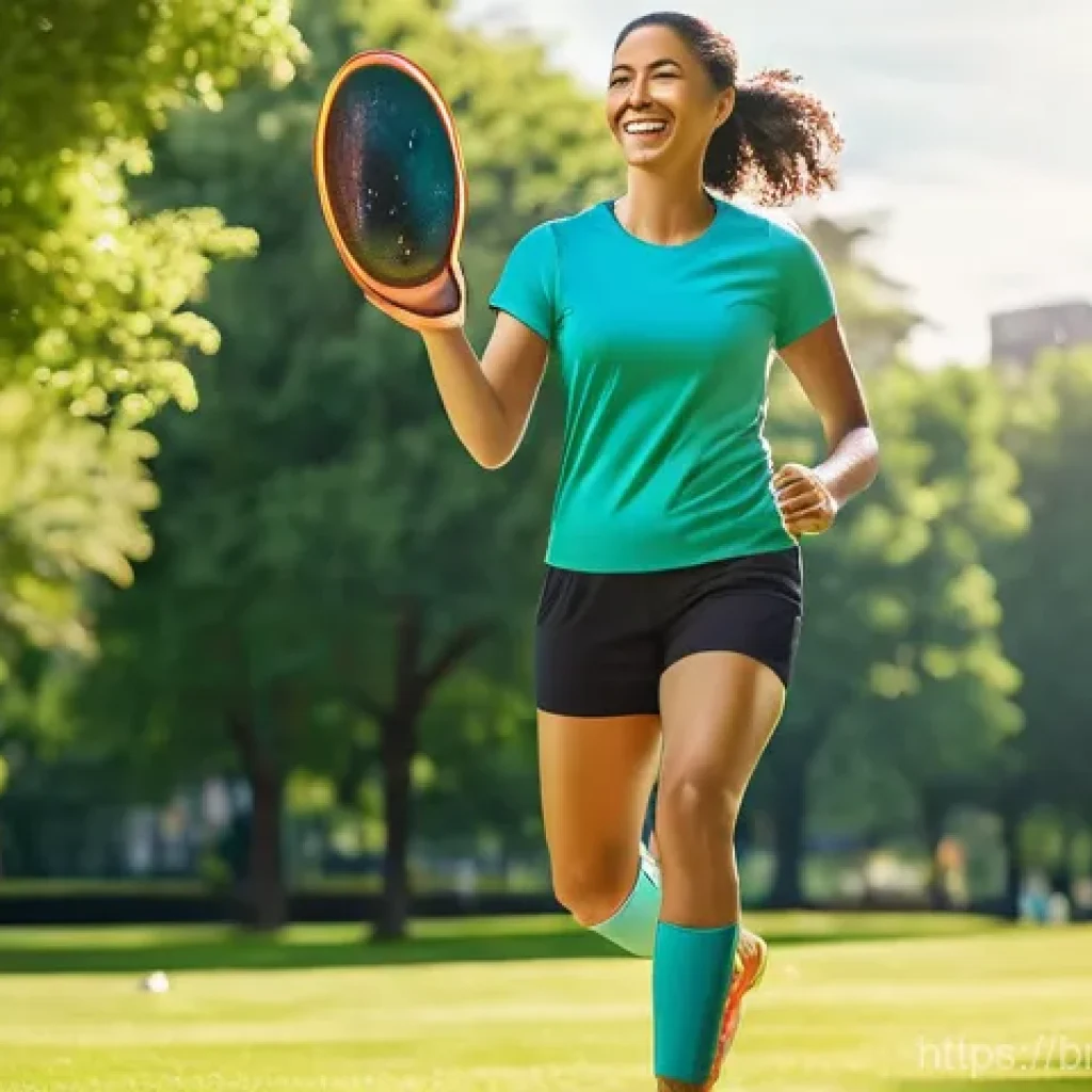 인공장기 기술과 생체 적합성 - **Prompt:** A vibrant, optimistic image featuring a young adult with an advanced bionic leg. The ind...